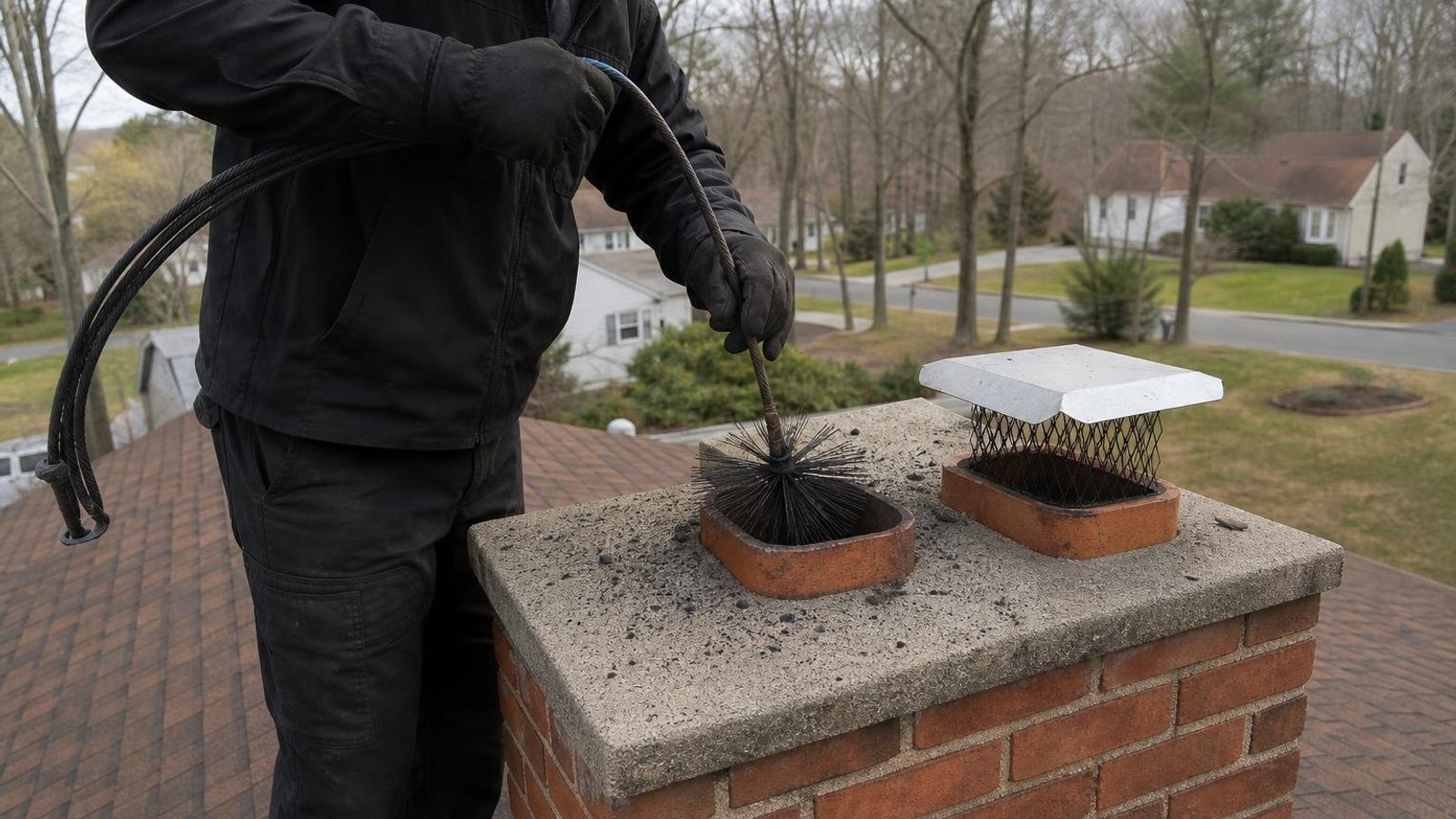 Local chimney sweep & inspection for Centereach homes